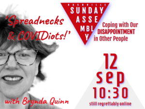 SAN september 2021 - Brynda Qinn on Covidiots